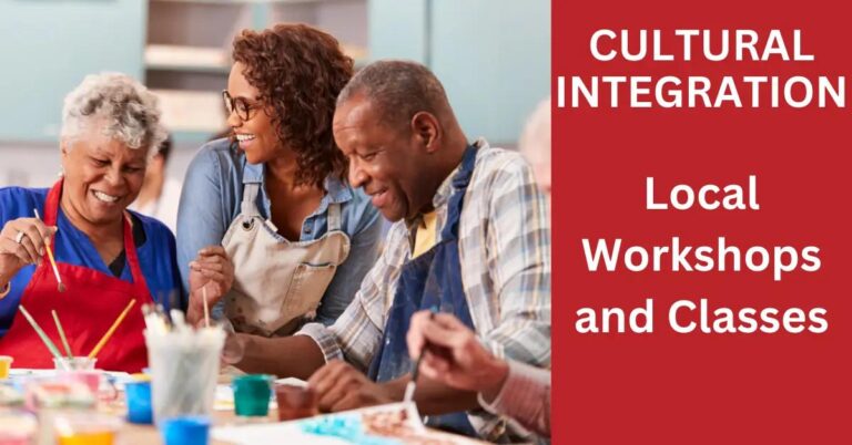 Attending Local Workshops and Classes: What Are the Benefits? Diverse group at pottery workshop, crafting clay with focus and joy in sunlit studio.