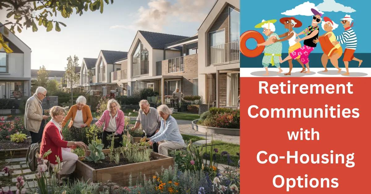 Seniors enjoy gardening in a vibrant retirement community with modern co-housing options.