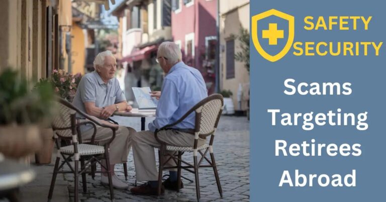 A wise retiree at an outdoor cafe in a picturesque European village, receiving advice.