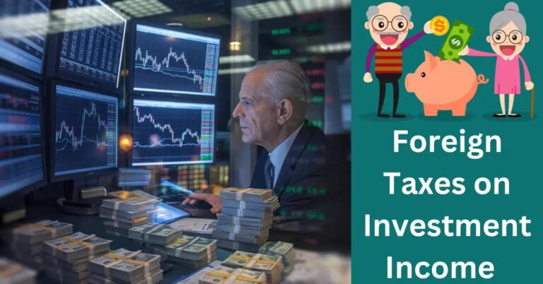 A seasoned financial advisor analyzes global tax documents in a meticulously arranged workspace.