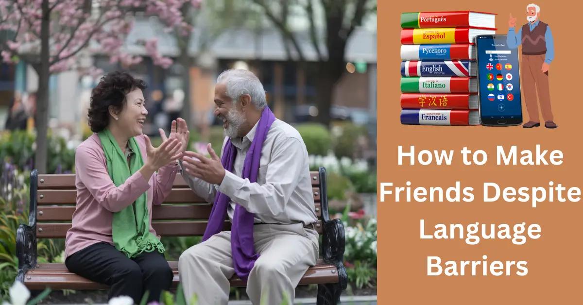Two friends from diverse backgrounds share laughter on a bench in a vibrant park.